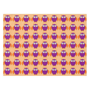 Cute Halloween Owl Tablecloth