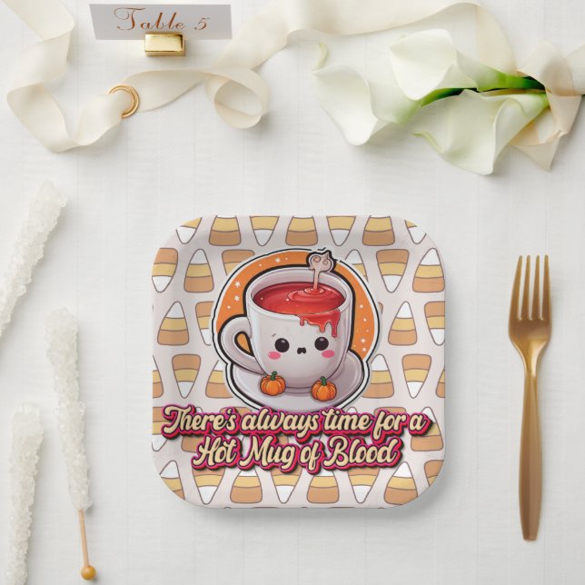 Cute Halloween! 👻 Paper Plate (Wedding)