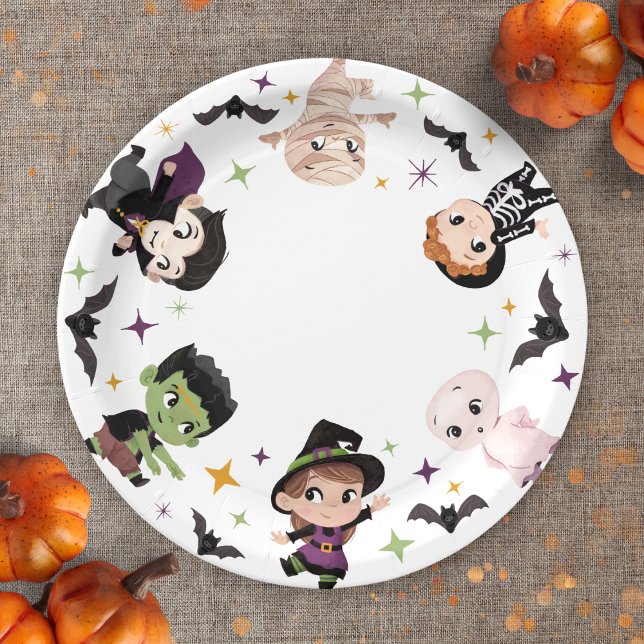 Cute Halloween Paper Plate, Party Supplies Paper Plate (Creator Uploaded)