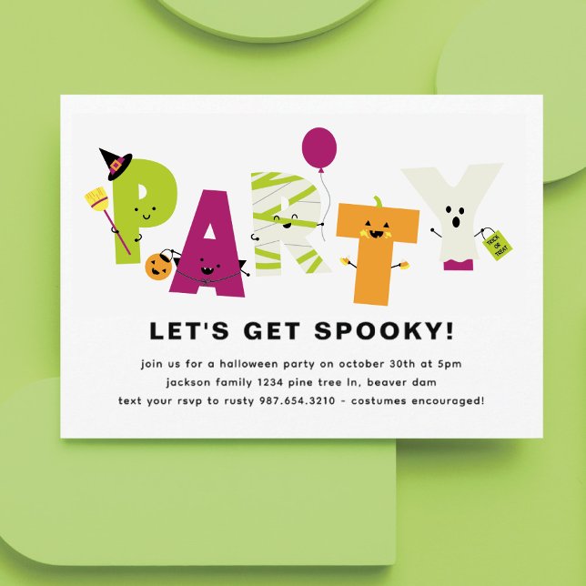 Cute Halloween Party Invitation (Creator Uploaded)