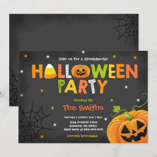 Cute Halloween Party Spooktacular Halloween Party Invitation