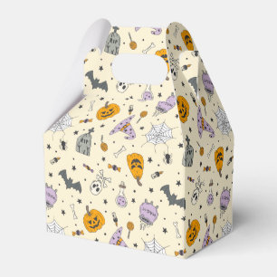 Cute Halloween Pattern Favour Box