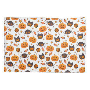 Cute Halloween Pattern Illustration Pillowcase