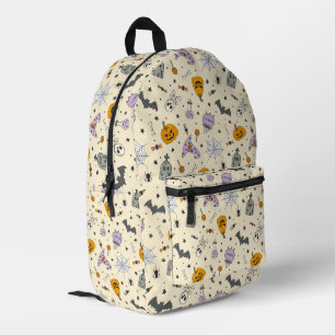 Cute Halloween Pattern Printed Backpack