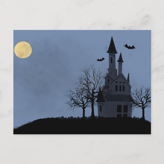 Cute Halloween Postcard (Front)