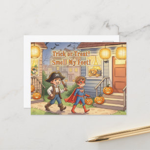 Cute Halloween Postcard