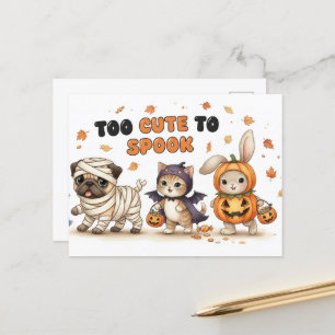 Cute Halloween Postcard