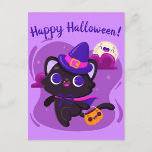 Cute Halloween Postcard