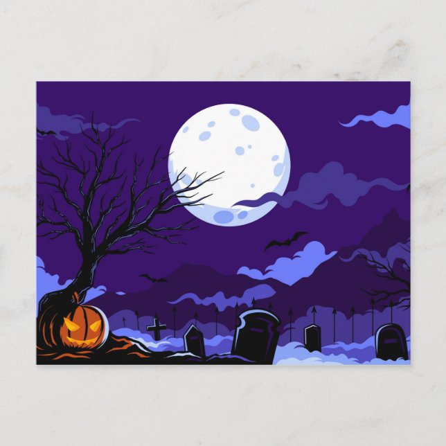 Cute Halloween Postcard (Front)