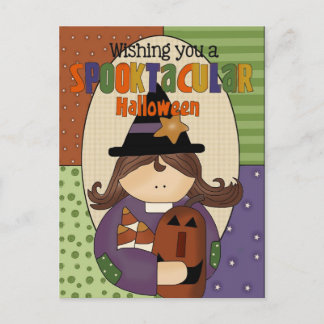 Cute Halloween Postcard