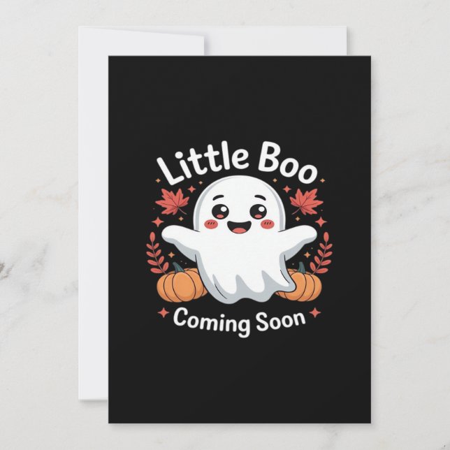 Cute Halloween Pregnancy Announcement (Front)