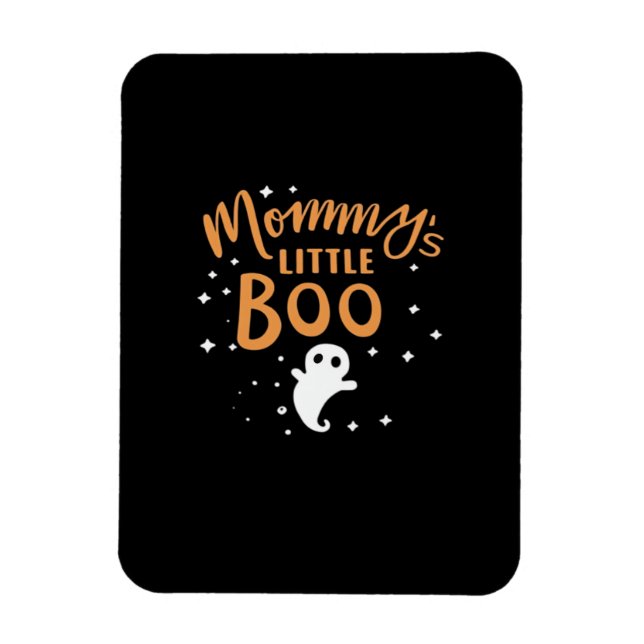 Cute Halloween Pregnancy Announcement Magnet (Vertical)