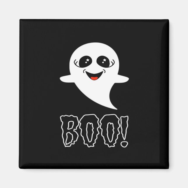 Cute Halloween Pregnancy Announcement Magnet (Front)