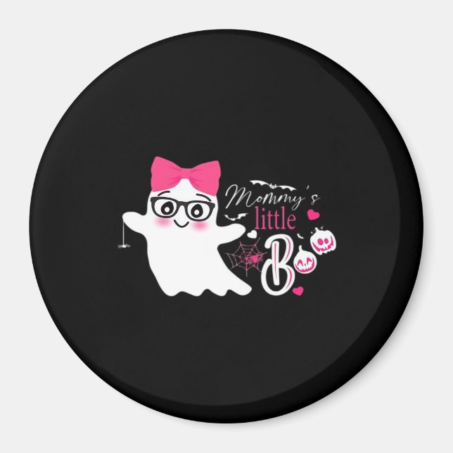 Cute Halloween Pregnancy Announcement Magnet (Front)
