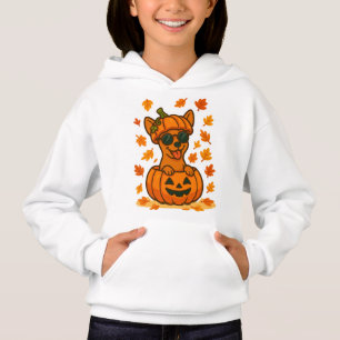 Cute Halloween pumpkin dog print for kids clothing