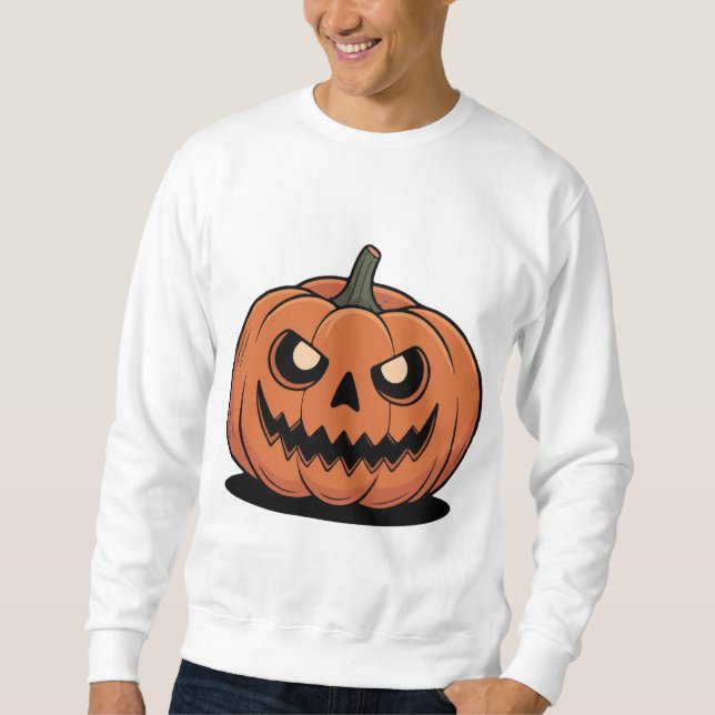 Cute Halloween Pumpkin Graphic T-Shirt  Sweatshirt (Front)