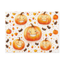 Cute Halloween pumpkin illustration design