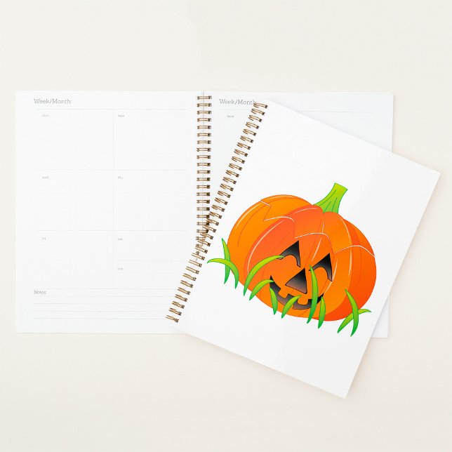 Cute Halloween Pumpkin Jack-O-Lantern Planner (Creator Uploaded)