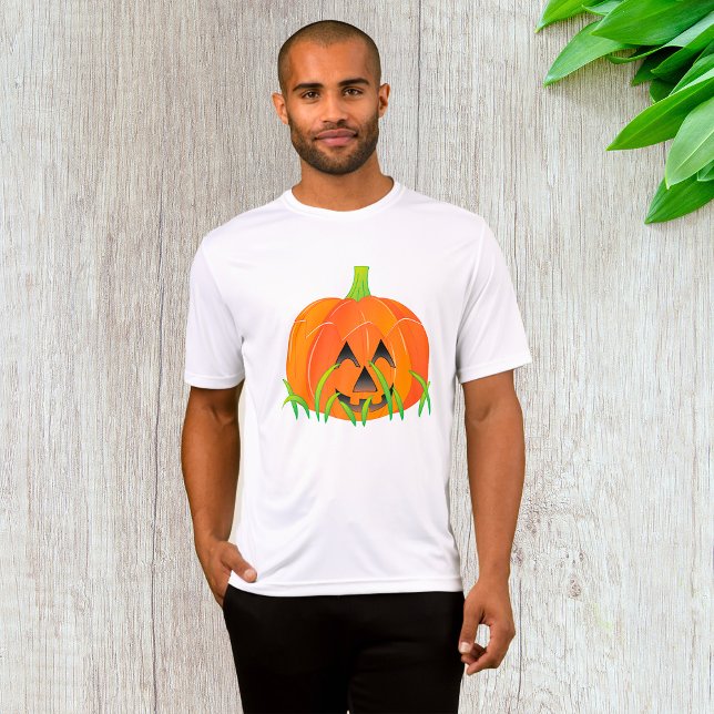 Cute Halloween Pumpkin Jack-O-Lantern T-Shirt (Creator Uploaded)