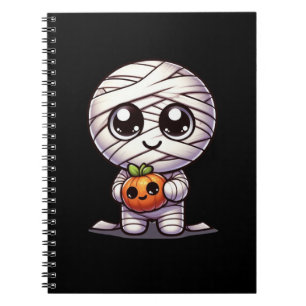 Cute Halloween pumpkin/mummy Notebook