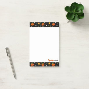 Cute Halloween Pumpkin Pattern Post-it Notes