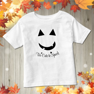 Cute Halloween Pumpkin Smile Toddler T-Shirt