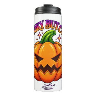 Cute Halloween Pumpkin Spooky But Cute Travel Mug