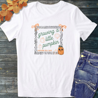 Cute Halloween Quote Pregnancy Announcement Tri-Blend Shirt