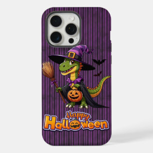 Cute Halloween Raptor/Dinosaur Witch iPhone 15 Pro Max Case