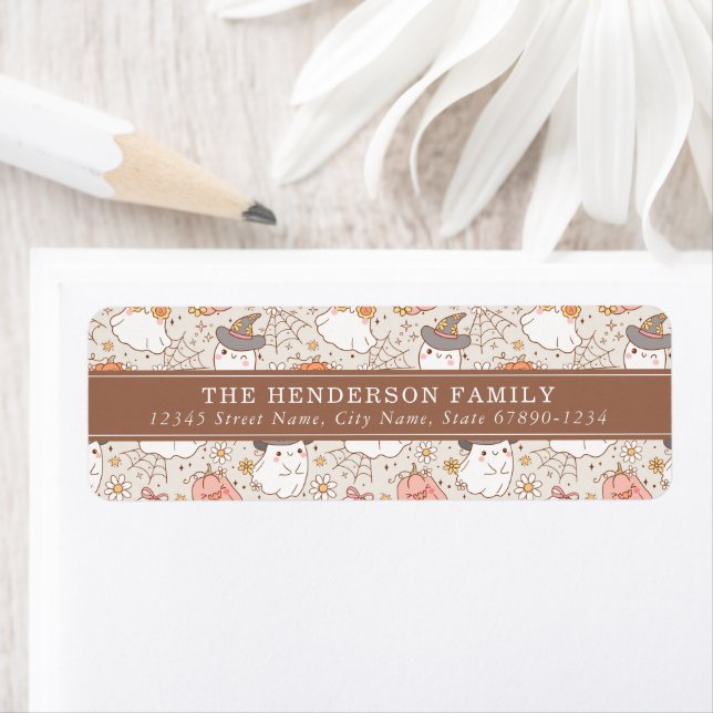 Cute Halloween Return Address Labels (Insitu)