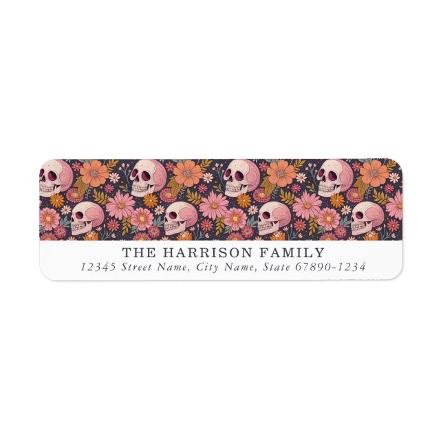 Cute Halloween Return Address Labels (Front)