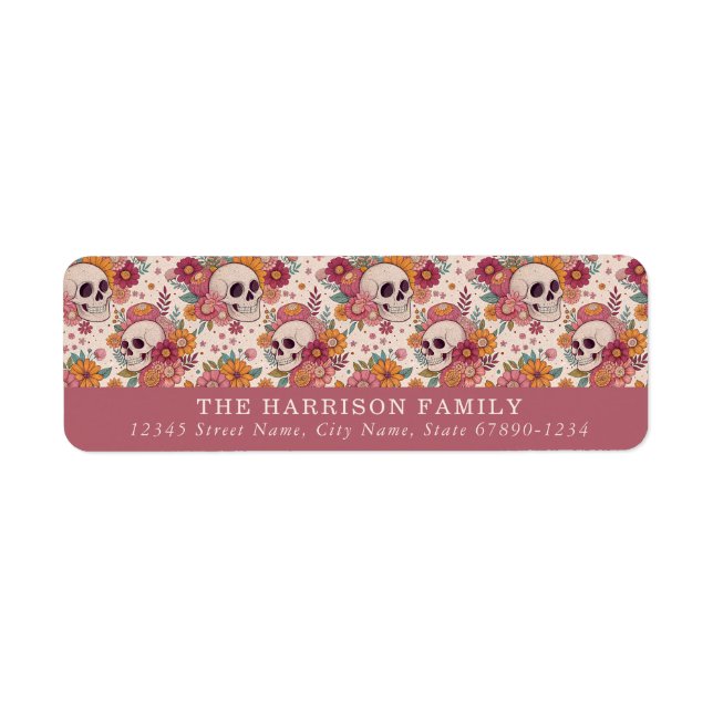Cute Halloween Return Address Labels (Front)