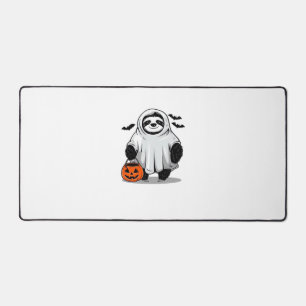 Cute Halloween Sloth T-Shirt Adorable and Spooky D Desk Mat