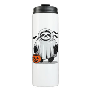 Cute Halloween Sloth T-Shirt Adorable and Spooky D Thermal Tumbler
