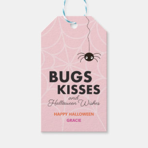 Cute Halloween Spider Gift Pink Tags