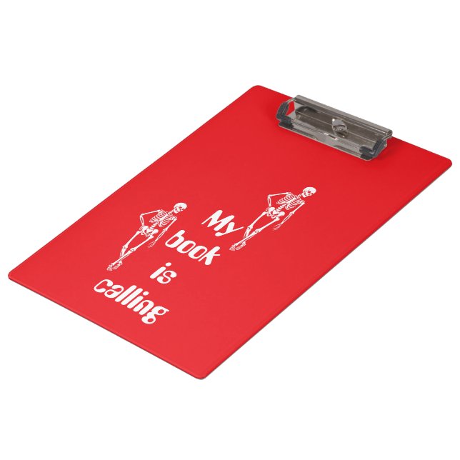 Cute Halloween Spooky Design Clipboard (Angled)