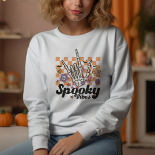 Cute Halloween Spooky Vibes Sweatshirt