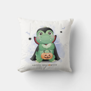 Cute Halloween T Rex Dinosaur Spider Flying Bat Cushion
