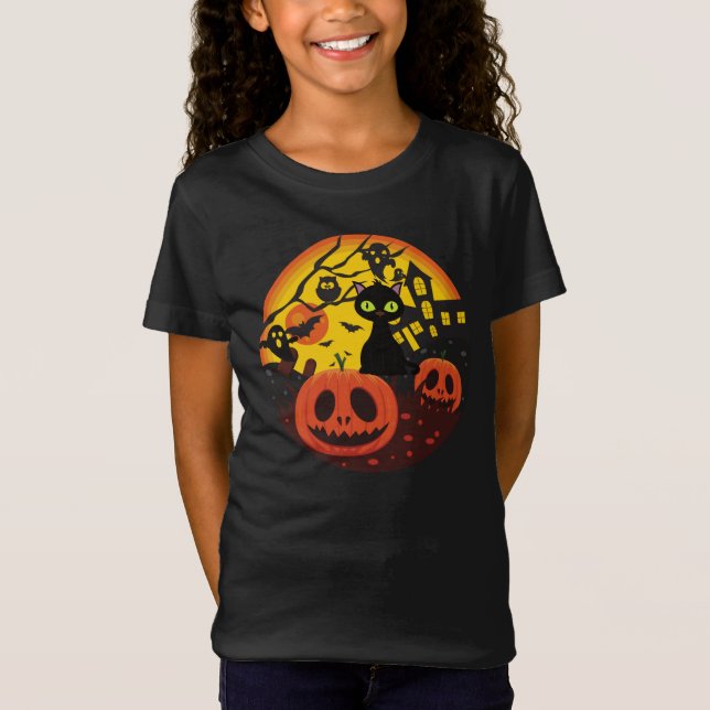 Cute Halloween  T-Shirt (Front)
