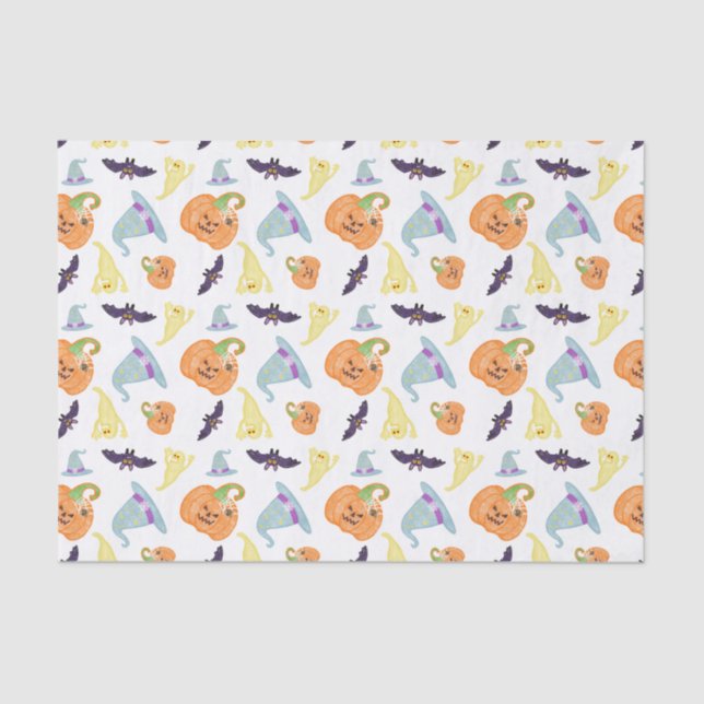 Cute Halloween Tissue Paper (Front)