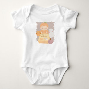 Cute Halloween Toddler Jersey Ghosts, Pumpkins Baby Bodysuit