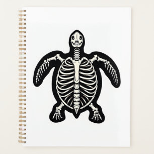 Cute Halloween Turtle Skeleton Tortoise Fossils Ar Planner