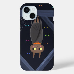 Cute Halloween Vampire Bat iPhone 15 Case