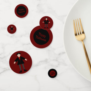 Cute Halloween Vampire Custom Confetti