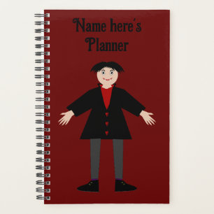 Cute Halloween Vampire Custom Planner