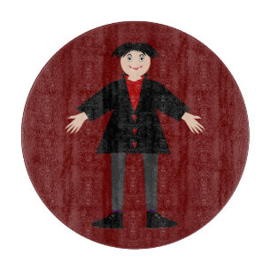 Cute Halloween Vampire Cutting Board