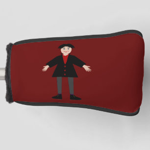 Cute Halloween Vampire Golf Head Cover