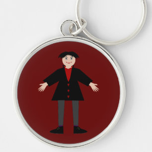 Cute Halloween Vampire Key Ring