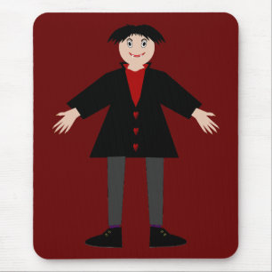 Cute Halloween Vampire Mouse Pad