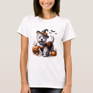 Cute Halloween Westie Tee West Highland Terrier Do